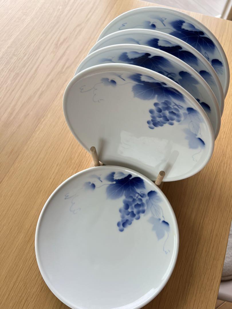 深川製磁 ブルーワイナリー 19cm　平皿
