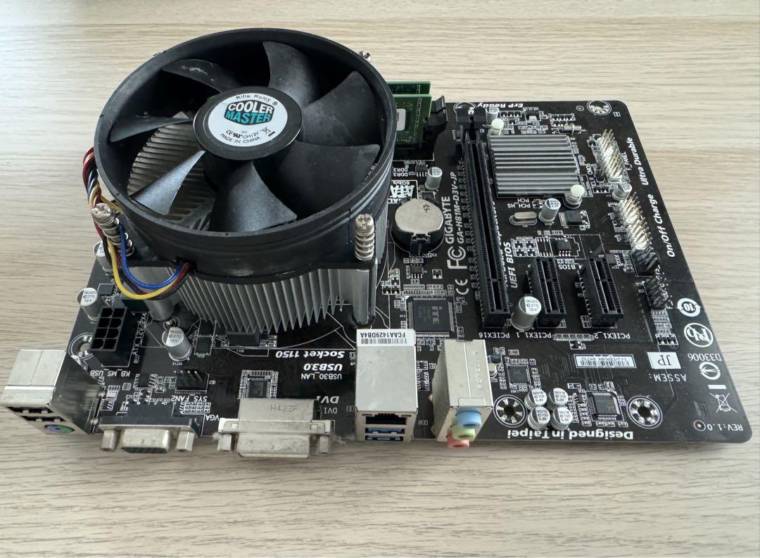 マザボ+メモリ+CPU+電源 CPU