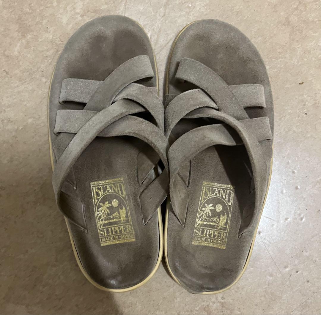 ISLAND SLIPPER レディースブラウン size6 サンダル　ベージュ