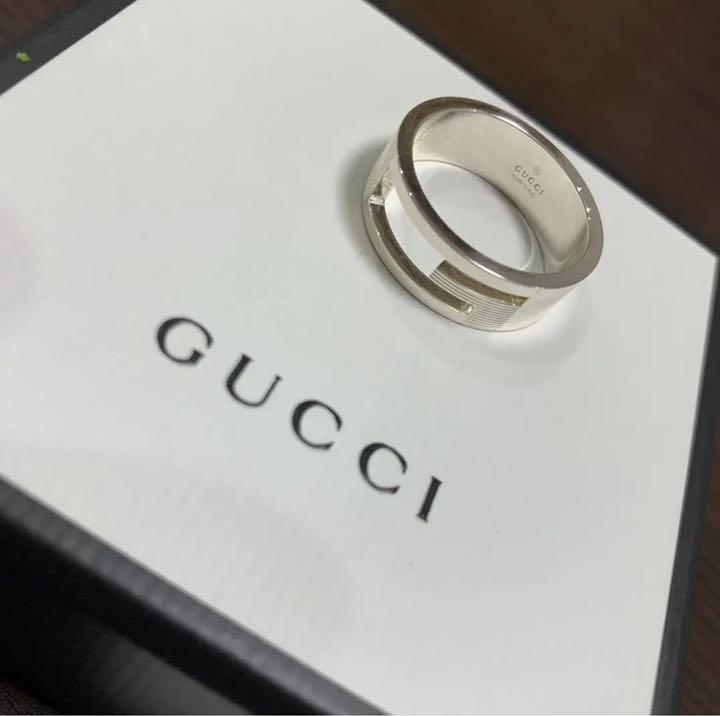 美品 GUCCI Gリング 25