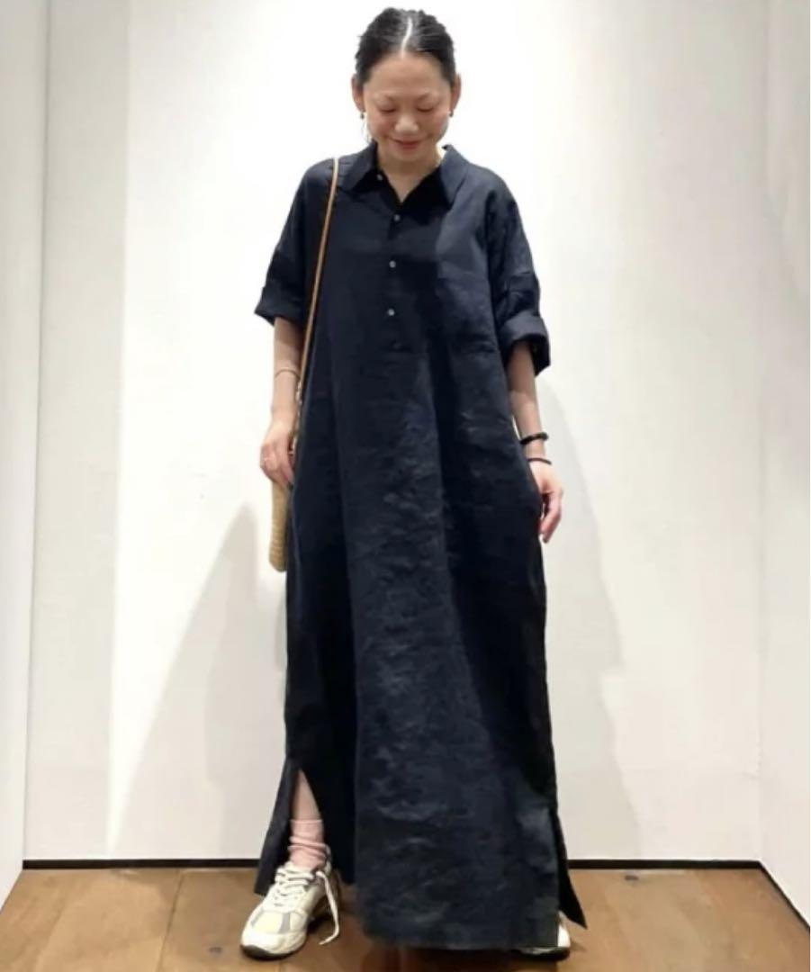 journal standard luxe 40リネンワッシャーシャツワンピース 画像1