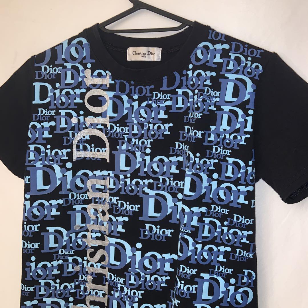 Dior logo t-shirts（Dior And Shawn Oversized Logo T-Shirt