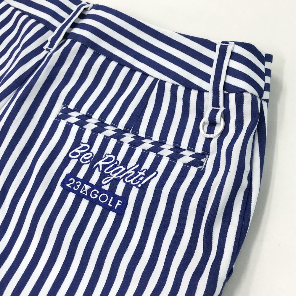 ✈極美品　23区 GOLF　ショートパンツ　ゴルフウェア　58　S　青白　ゴルフ ✈極美品 23区 GOLF ショートパンツ ゴルフウェア 58 S 青白