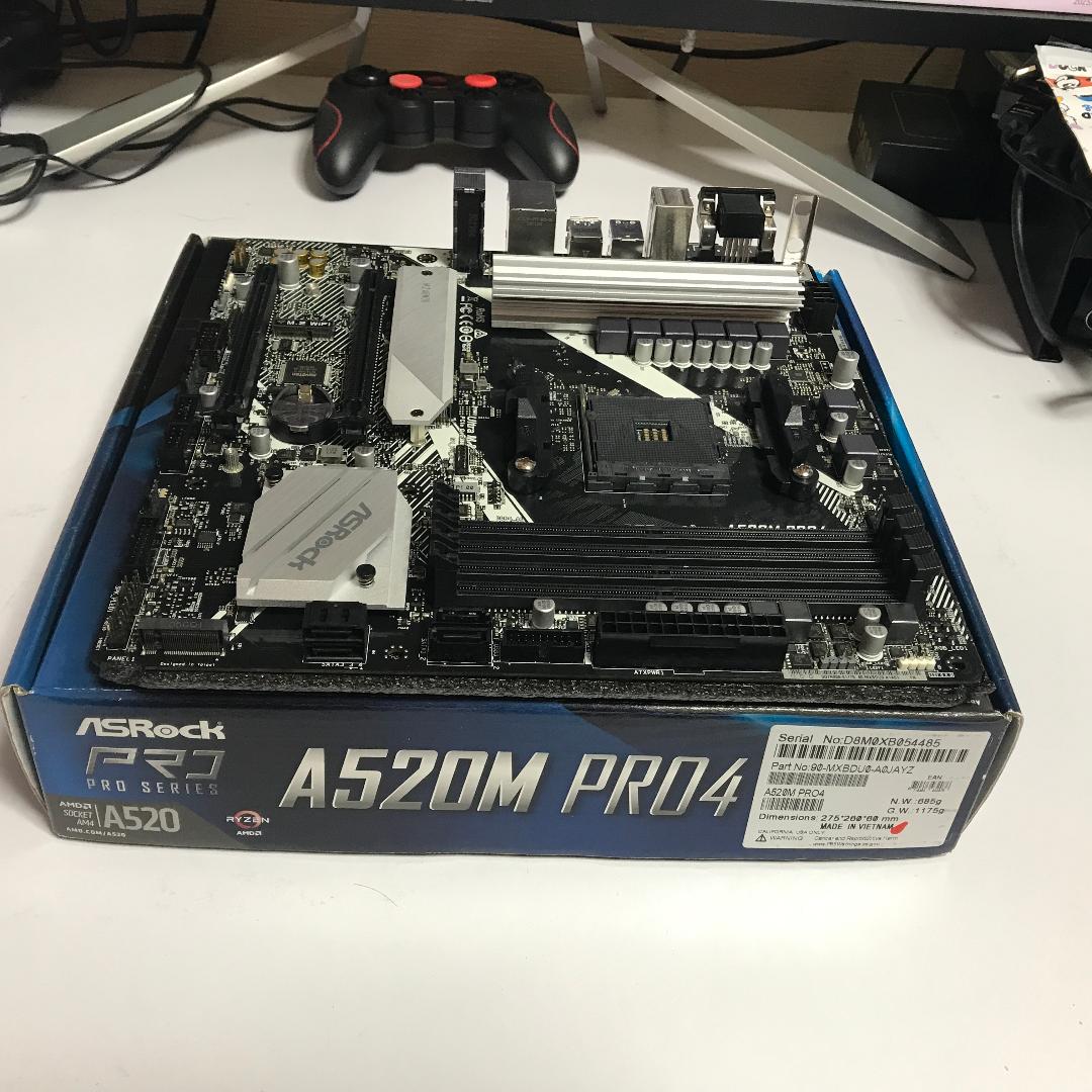 ASRock A520M PRO4 5000番台対応 ほぼ新品