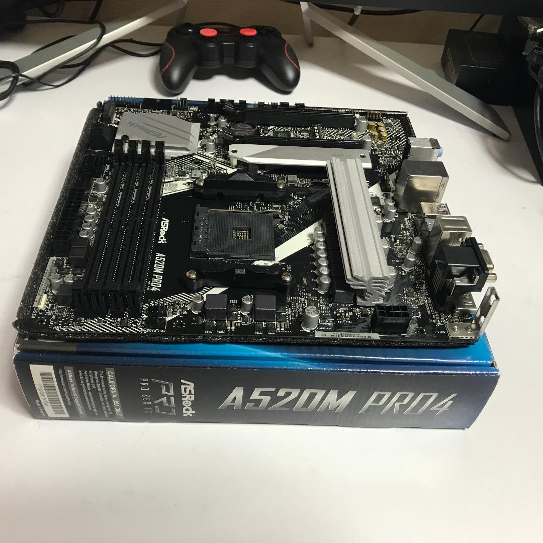 ASRock A520M PRO4 5000番台対応 ほぼ新品