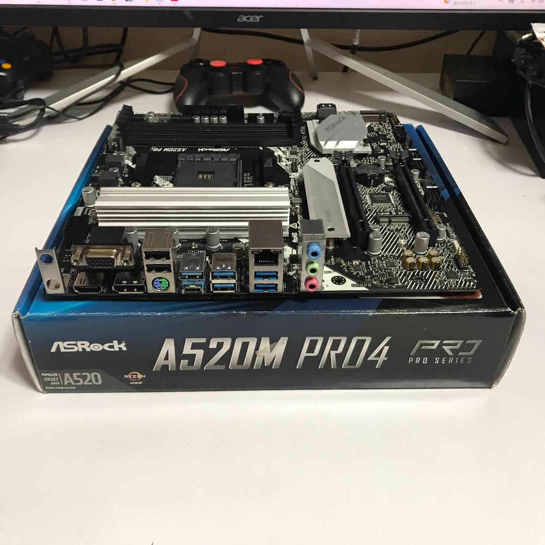 ASRock A520M PRO4 5000番台対応 ほぼ新品