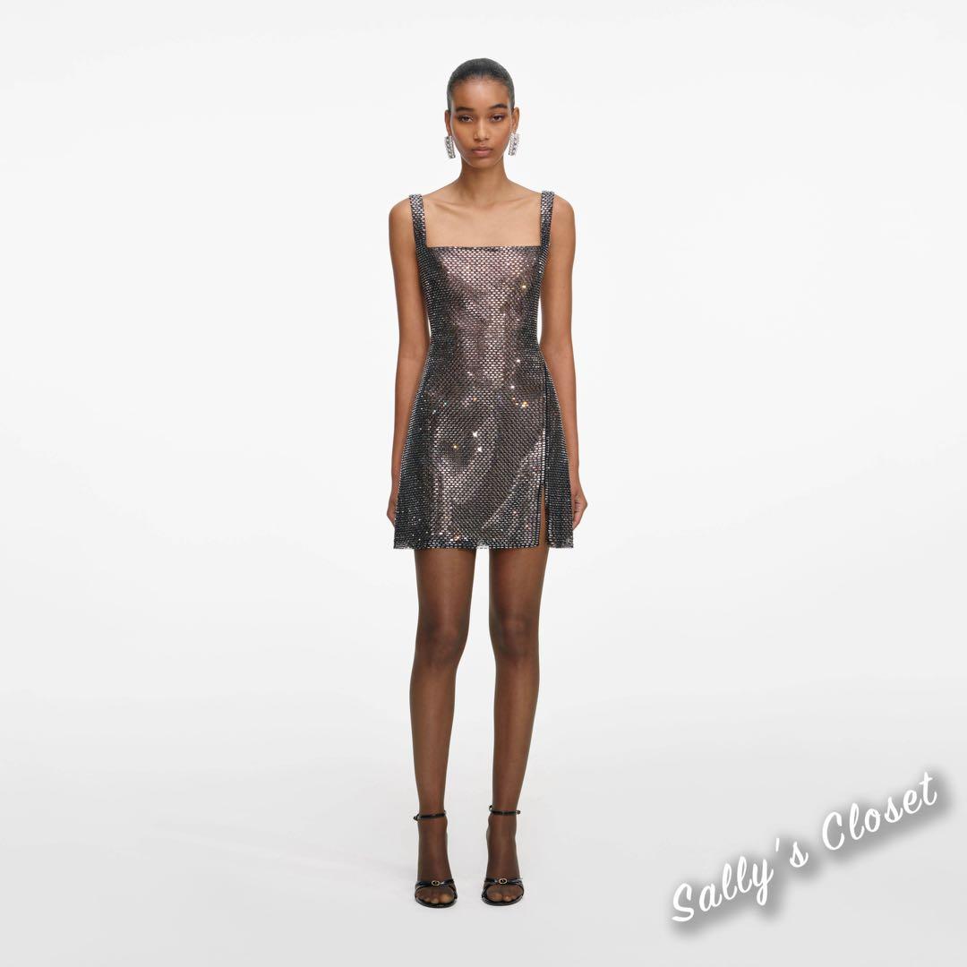 26 SelfPortrait ラインストーンワンピース H02 SIZE SELFPORTRAIT