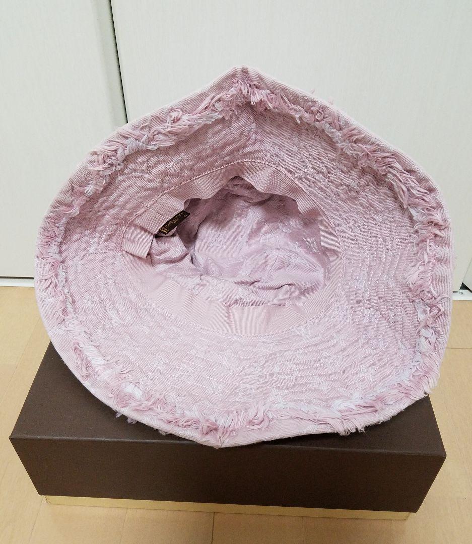 【１着でも送料無料】 ルイヴィトンフリンジモノグラムデニムハット 帽子