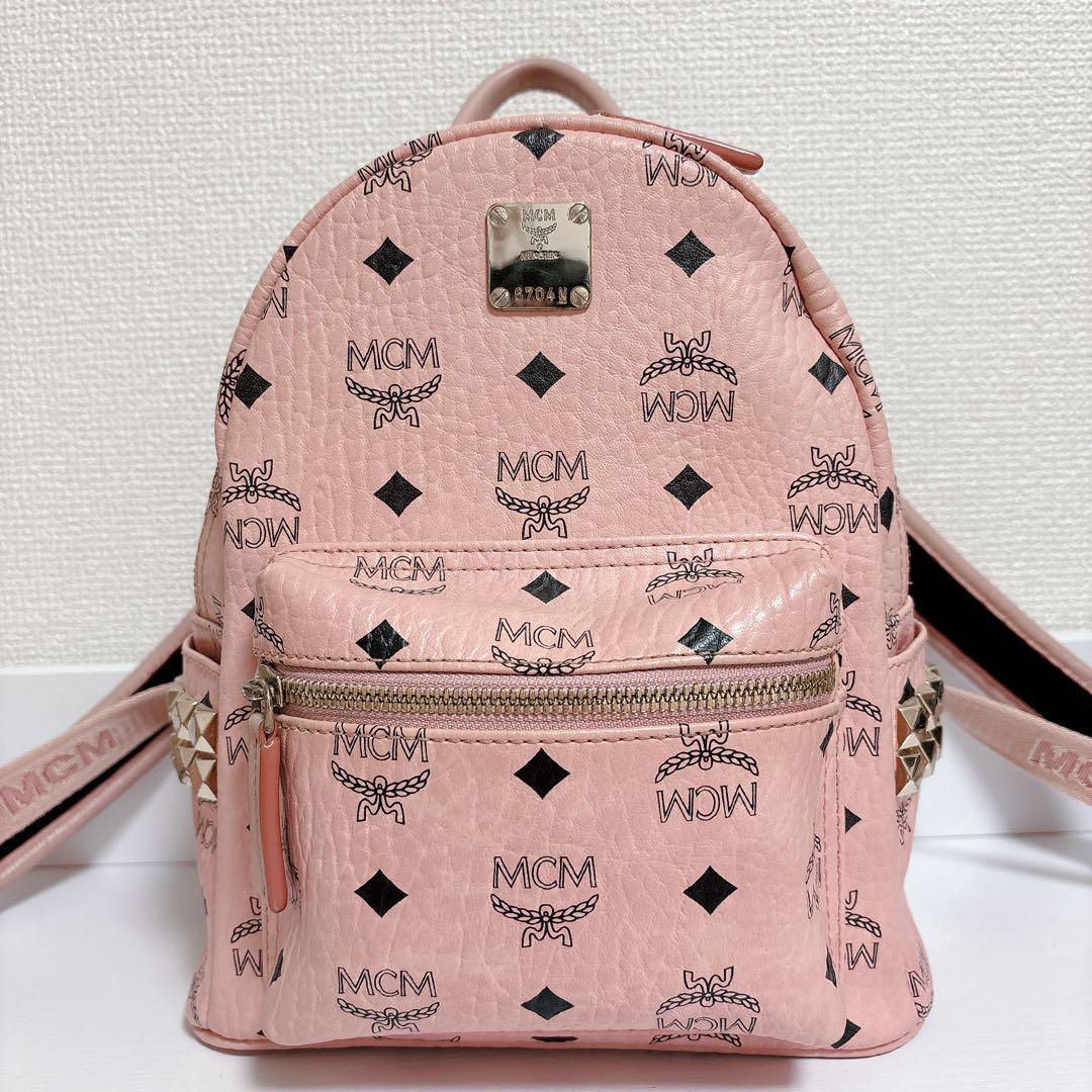 MCM リュック ミニサイズ ソフトピンク