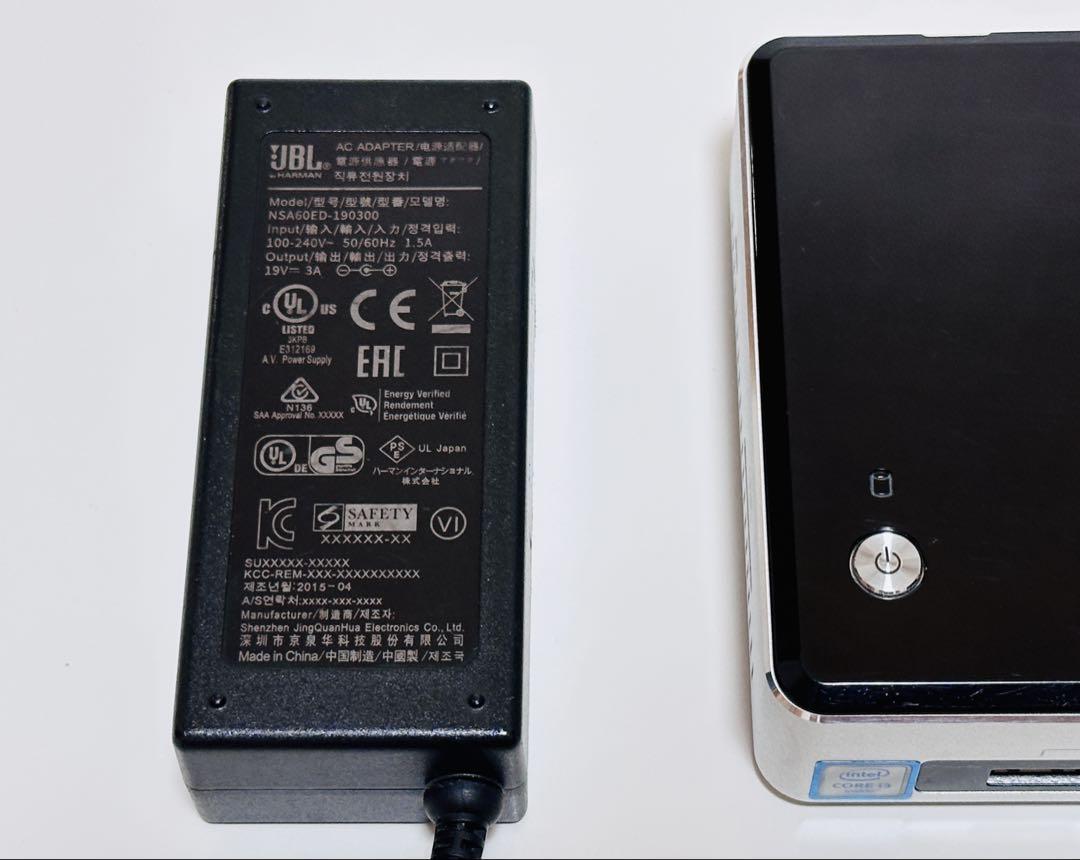 Intel NUC6 i3 8GB 240GB + JBL エクストリーム AC - メルカリ Intel NUC6 i3 8GB 240GB + JBL エクストリーム AC - メルカリ