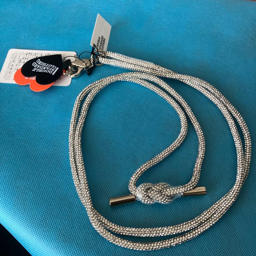 ダブルスタンダードクロージング　スマホショルダーストラップ　ラインストーン　新品