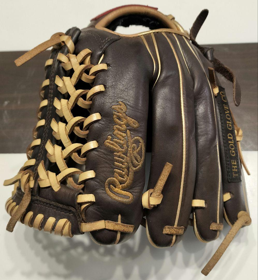 ベーチャン別注グローブ　Rawlings ダークブラウン　オールラウンド