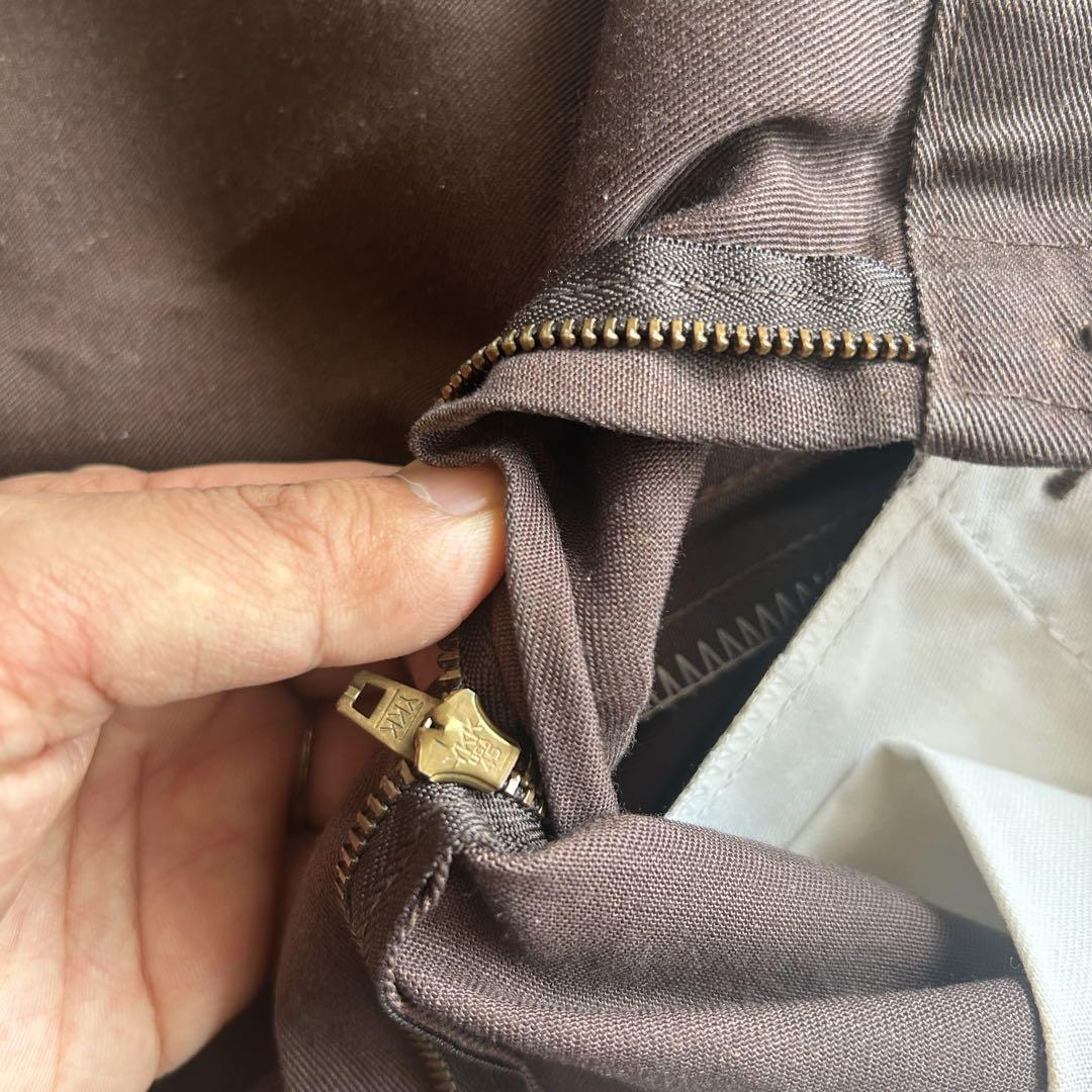 80s Dickies 874 アメリカ製 ブラウン チビタグ W34×L29