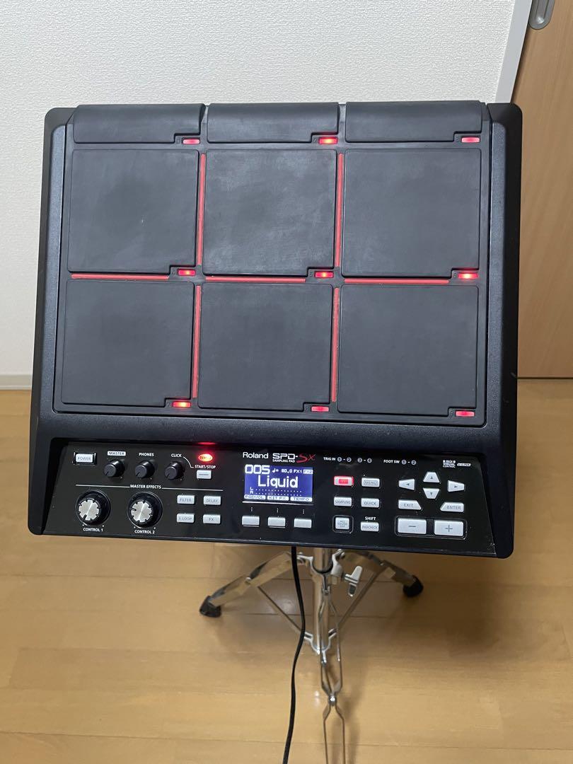Roland SPD-SX サンプリングパッド 専用スタンド付 楽器・機材 Roland SPD-SX サンプリングパッド 専用スタンド付 楽器・機材