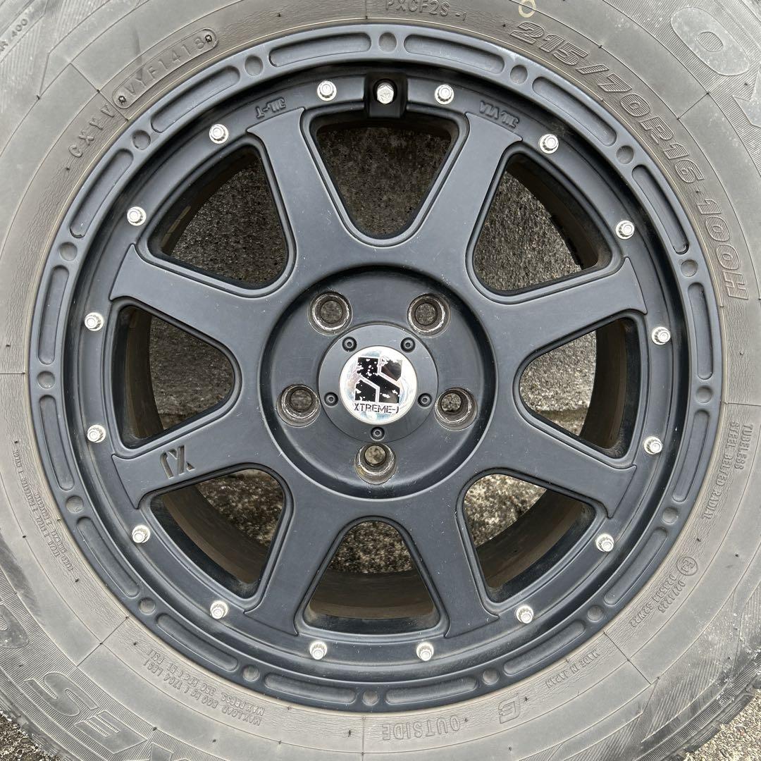 最終値下　送料込　MLJ エクストリームJ 215/70R16 エクストレイル