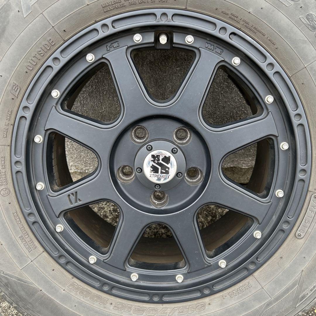 最終値下　送料込　MLJ エクストリームJ 215/70R16 エクストレイル