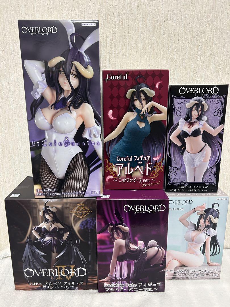 OVERLORDオーバーロード　アルベド　プライズフィギュア6体セットまとめ売り
