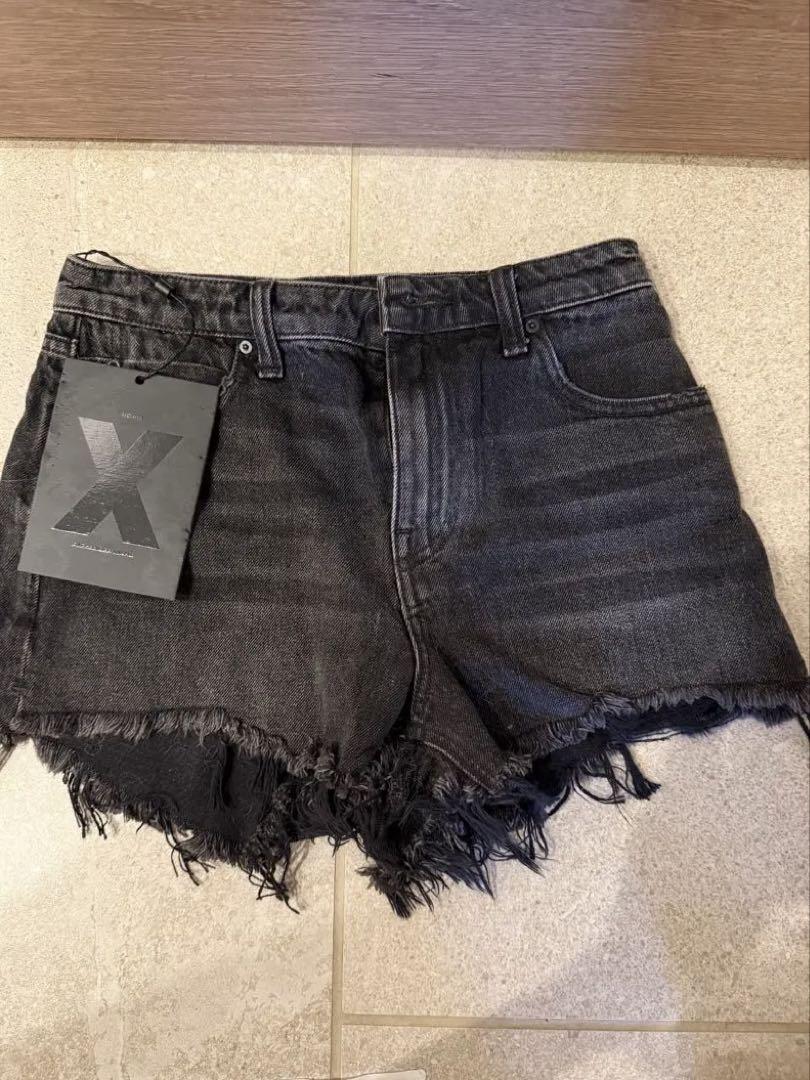 Alexanderwang デニムショートパンツ　24 Alexanderwangデニムショートパンツ7／10日までの出品新品未