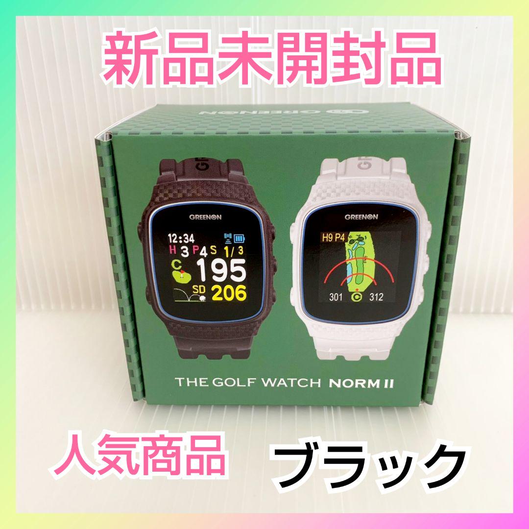 グリーンオン ザ・ゴルフウォッチ ノルム2 G018B ブラック