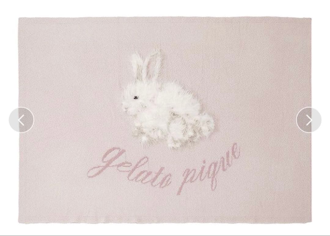 ジェラートピケ ベビモコラビットジャガードブランケット ラビット ピンクgelato pique MARWIL-DEMENAGEMENTS_CH