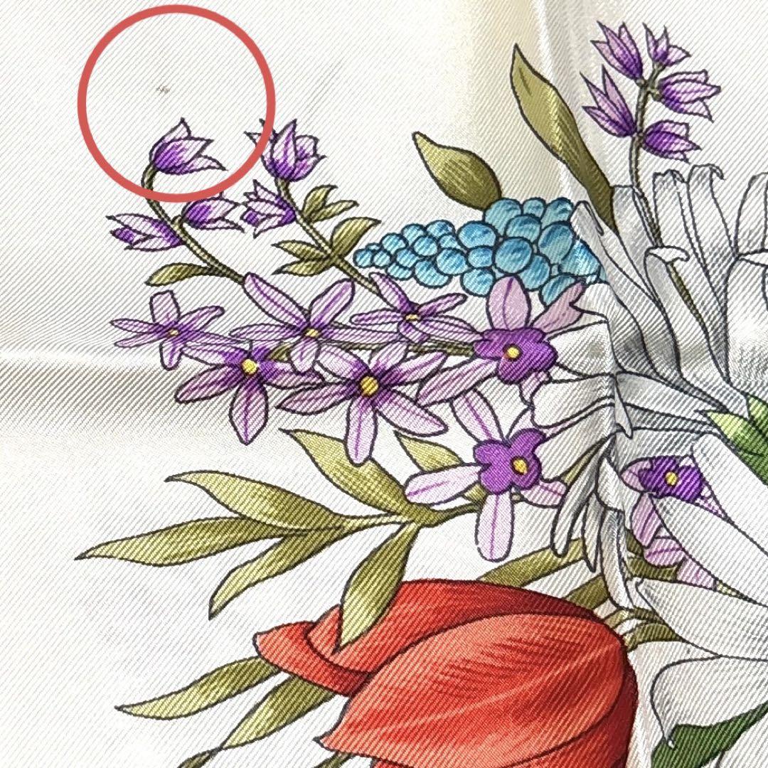 未使用品】✨GUCCI グッチ 花柄 シルク100%スカーフ イタリア製