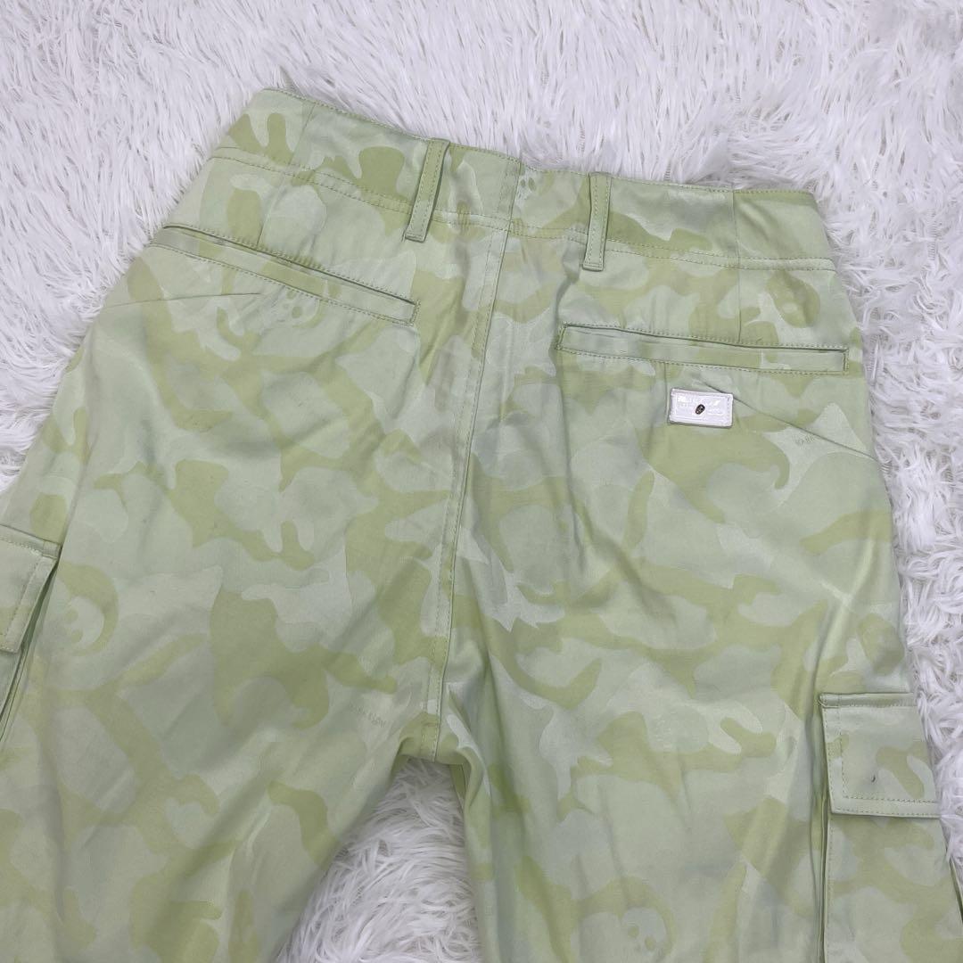 【美品】マーク＆ロナ・ゴルフ・ハーフ・ショートパンツ・スカルカモフラージュ・M
