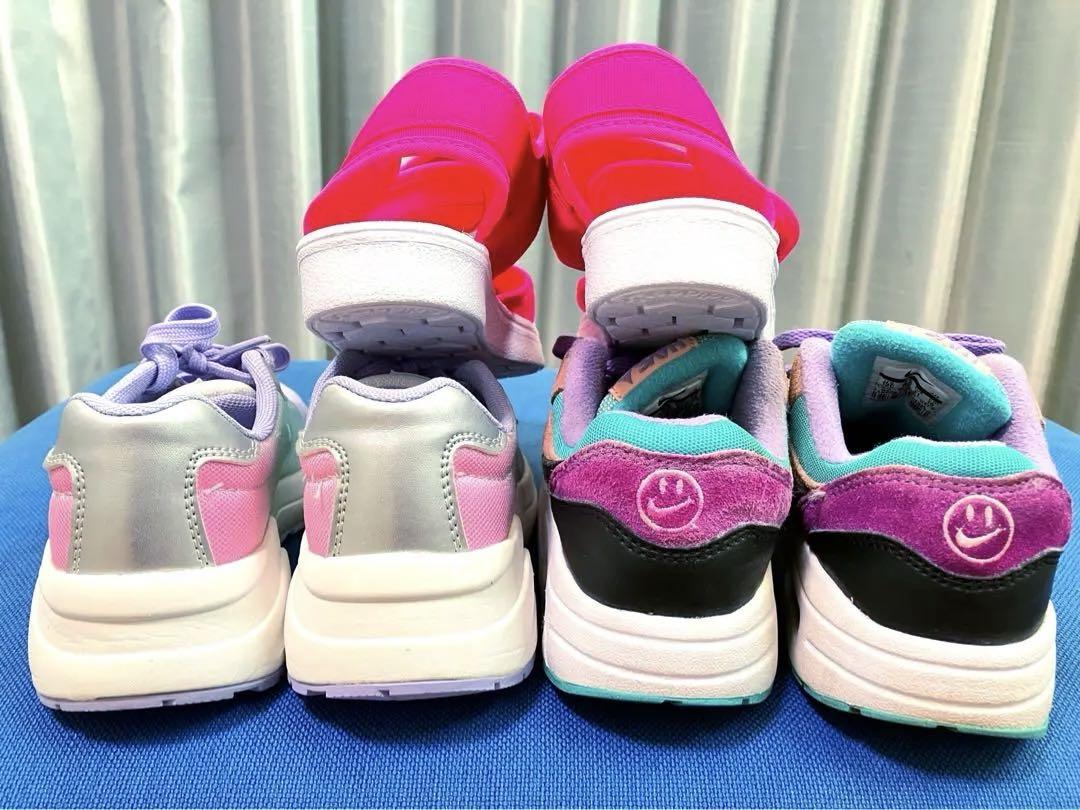 NIKE adidas等 サンダル＆スニーカー 3点 キッズ 女子 19cm