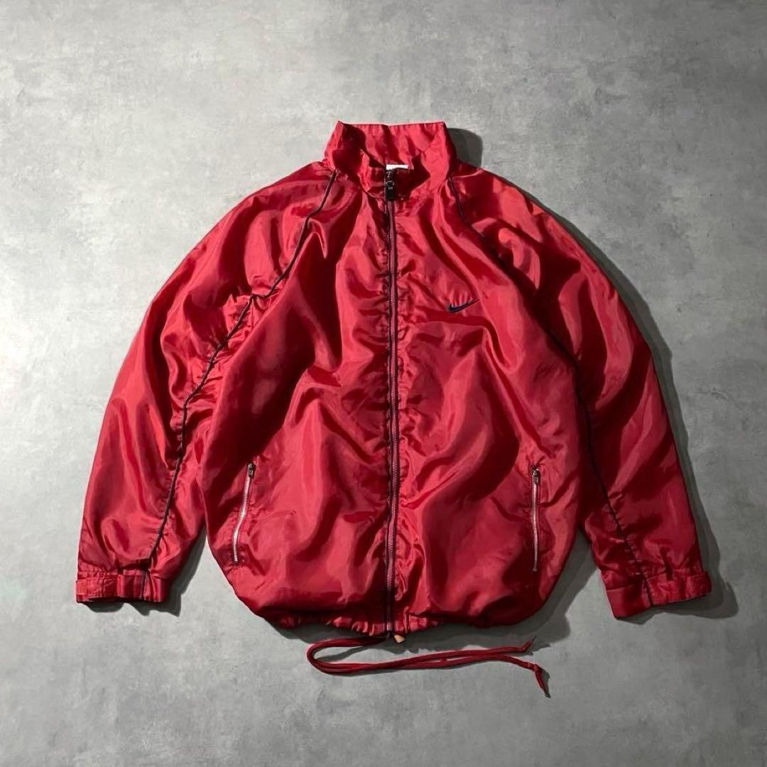 ジャケット・アウター 90s NIKE nylon mountain shell jacket y2k 90s NIKE nylon teck jacket y2k gimmick 赤 - メルカリ