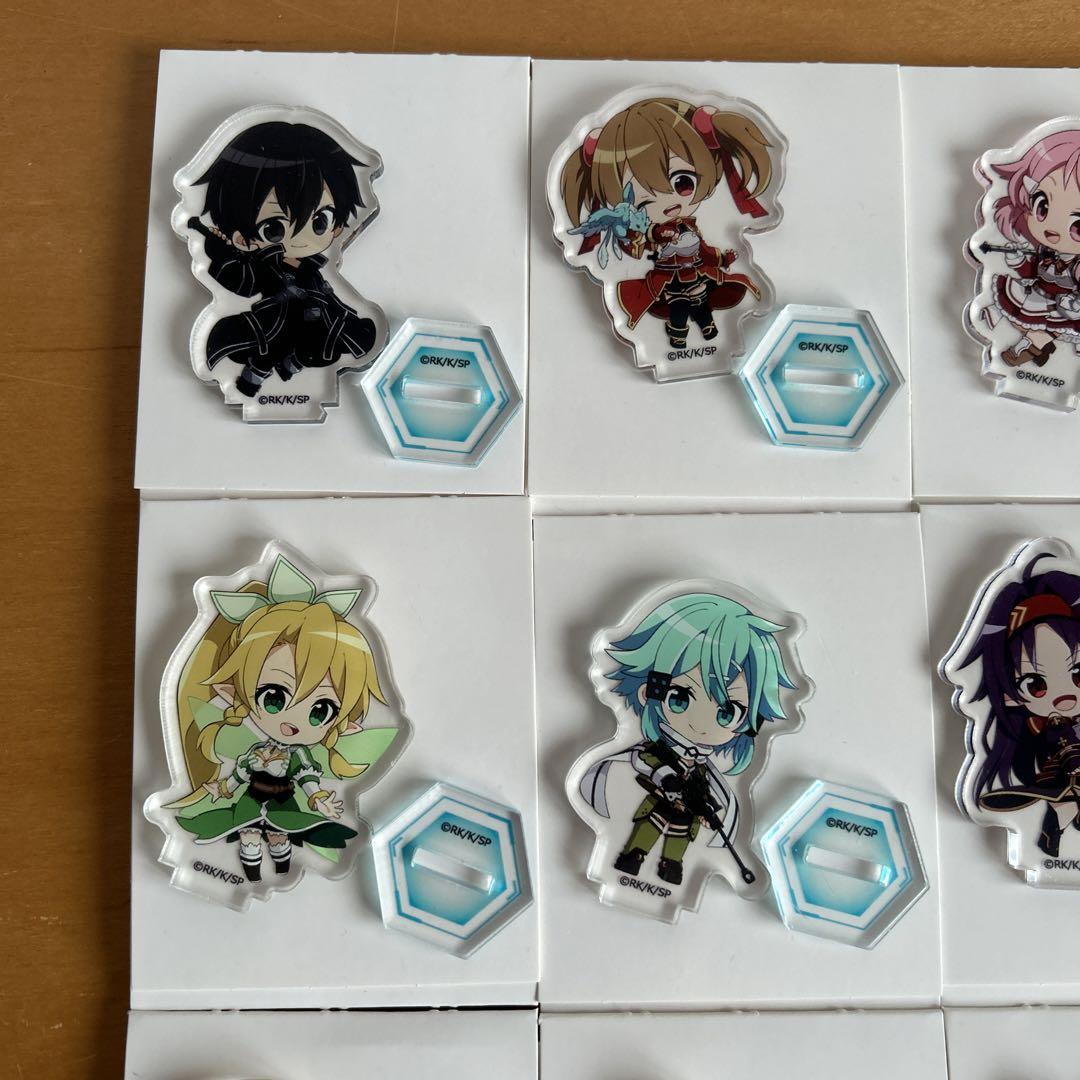 ソードアート・オンライン アクリルスタンド 3個セット ソードアート・オンライン ダイソー アクリルスタンド セット