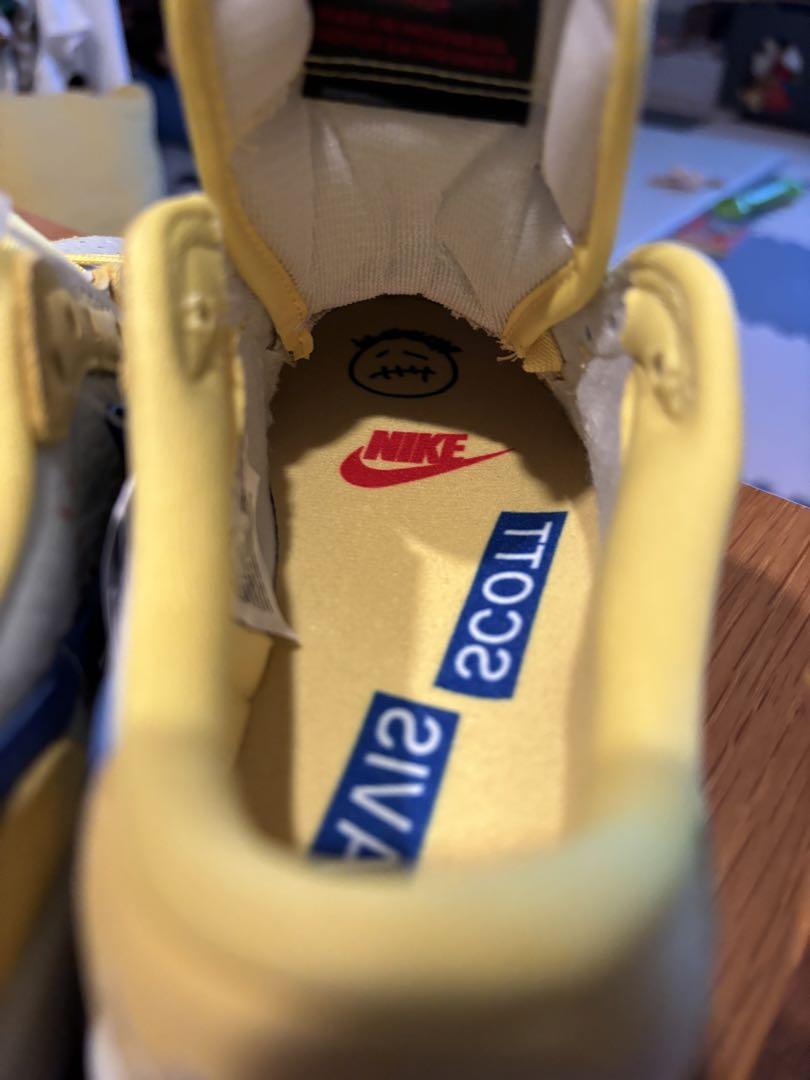スニーカー TravisScott Jordan 1 Retro Low OG Canary