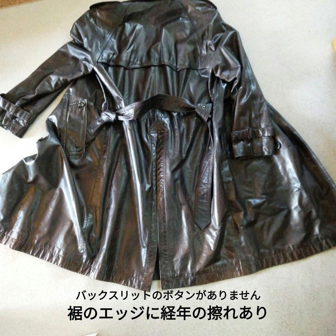 レザートレンチコート 美シルエット