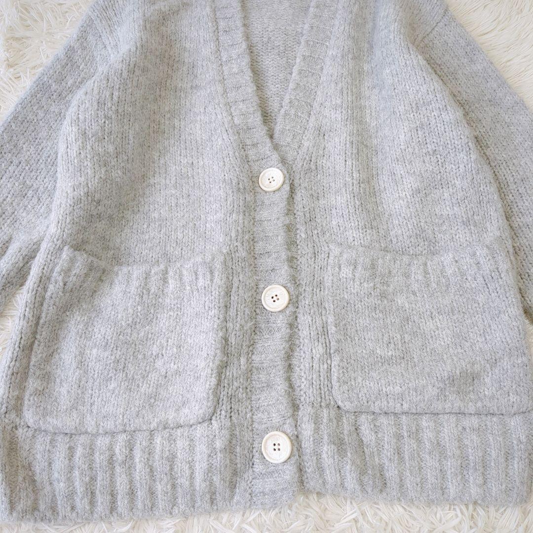 ユナイテッドアローズ FANCY/MLNG カーディガン アルパカ混 グレー