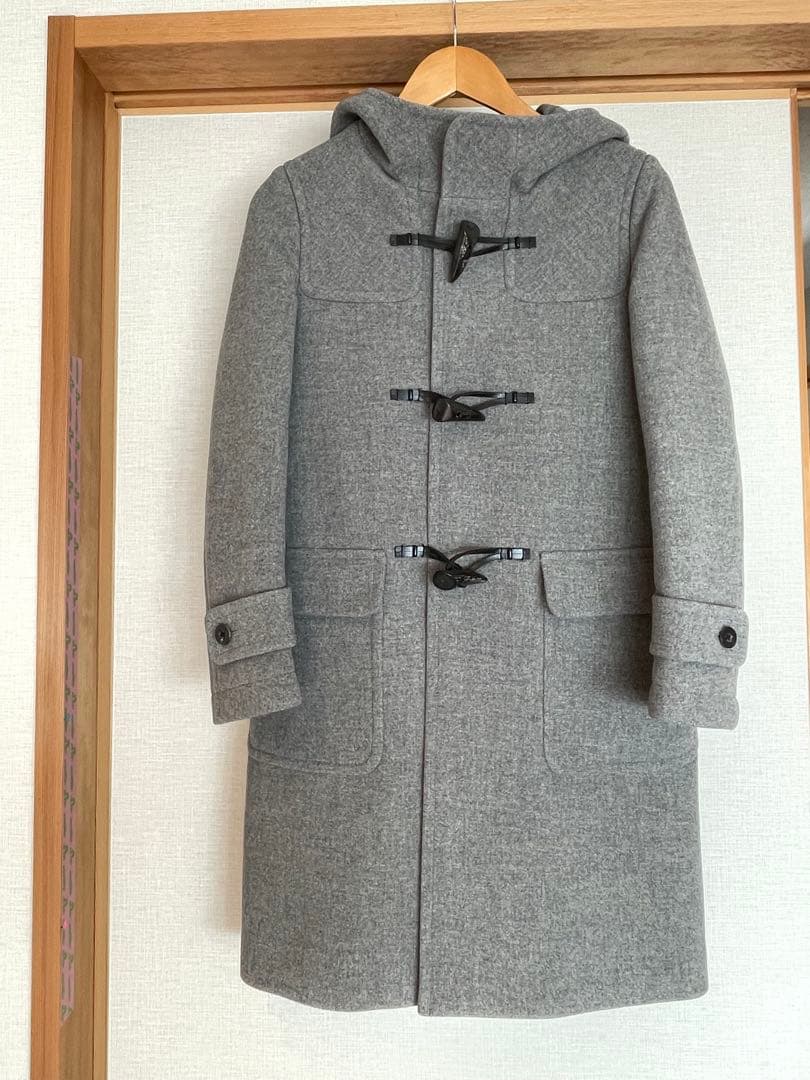 MACPHEE グレー ダッフルコート フード付きS・MACPHEE