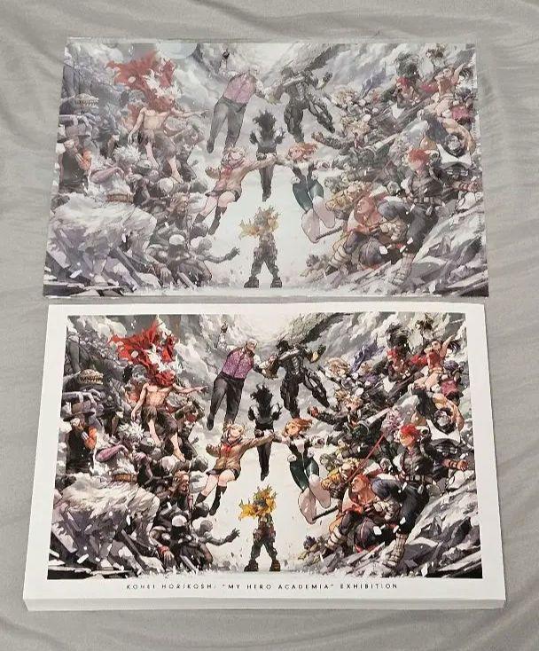 ヒロアカ　原画展 公式図録 & キービジュアルクリアファイル