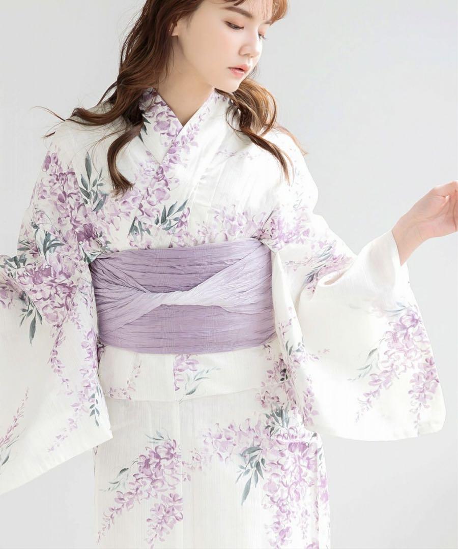 【新品未使用】Dita ディータ 山紫水明 浴衣5点セット 紫 ピンク