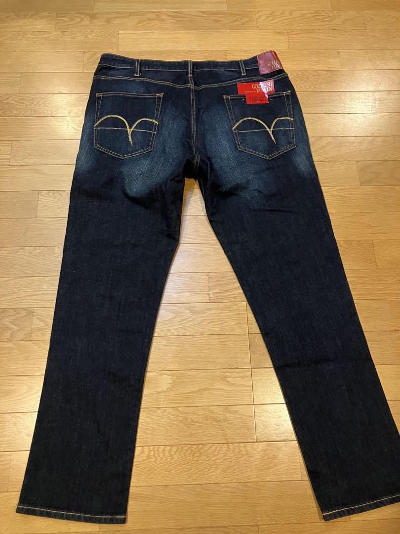 EDWIN KQ33 GOLD RUSHデニム 大きいsizeW40 110cm