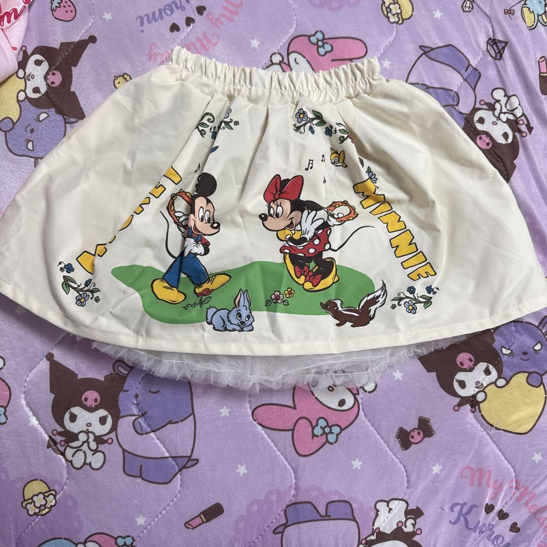 Disney ミッキー ミニー スカート 90 - メルカリ