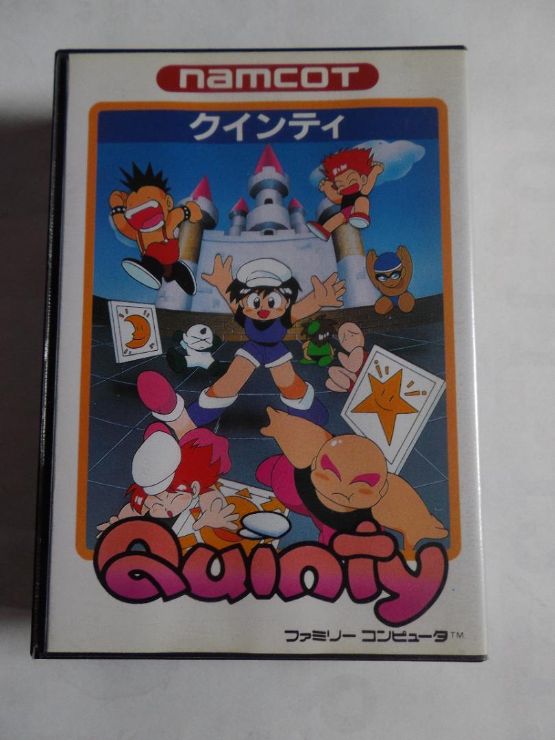 中古品　ファミコンソフト　クインティ　ナムコ