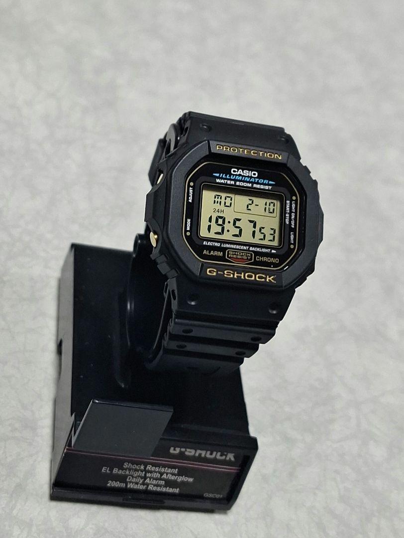 ✦カシオG−SHOCK DW−5600E【GOLD液晶】