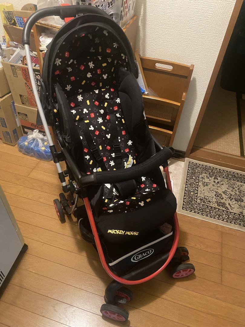 GRACO グレコ　ベビーカー　ミッキー　シティライトR　AEON限定モデル