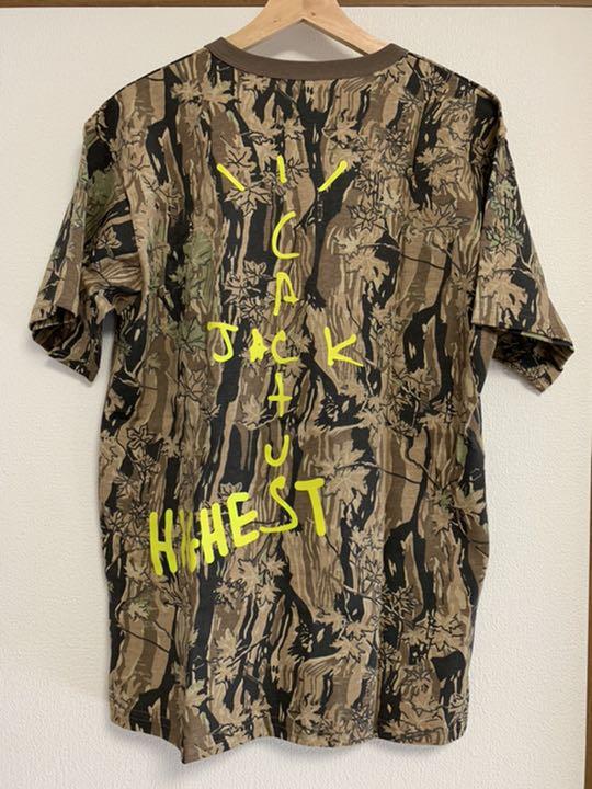 新品 NIKE travis scott Tシャツ トラヴィススコット L