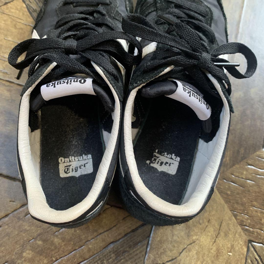 Onitsuka Tiger ブラック スニーカー　エルエス　ブラック　24cm Onitsuka Tiger☆ブラック24㎝ - メルカリ