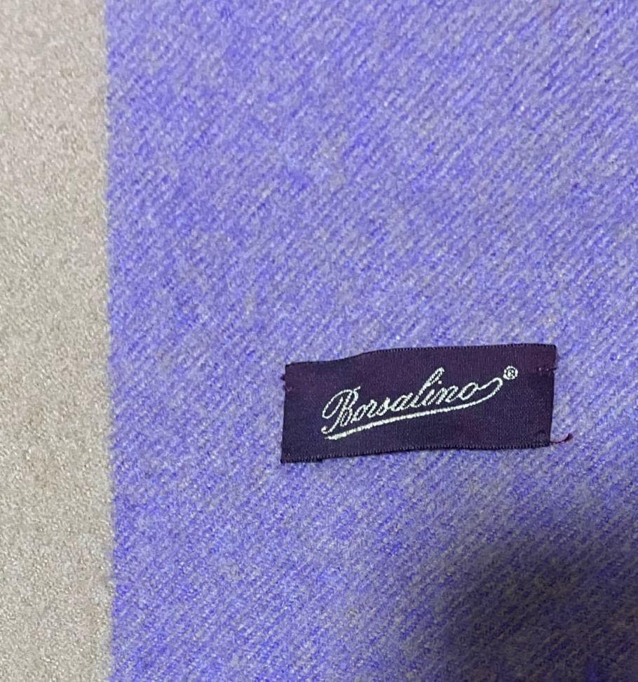 Borsalino ボルサリーノ ウールレーヨンマフラー