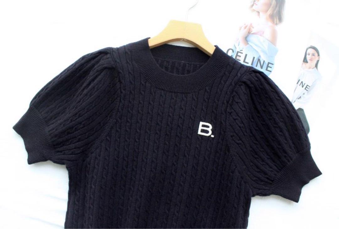 【即日発送】Bibiy. B.PUFF KNIT Navy 即日発送】Bibiy. B.PUFF KNIT Navy - メルカリ