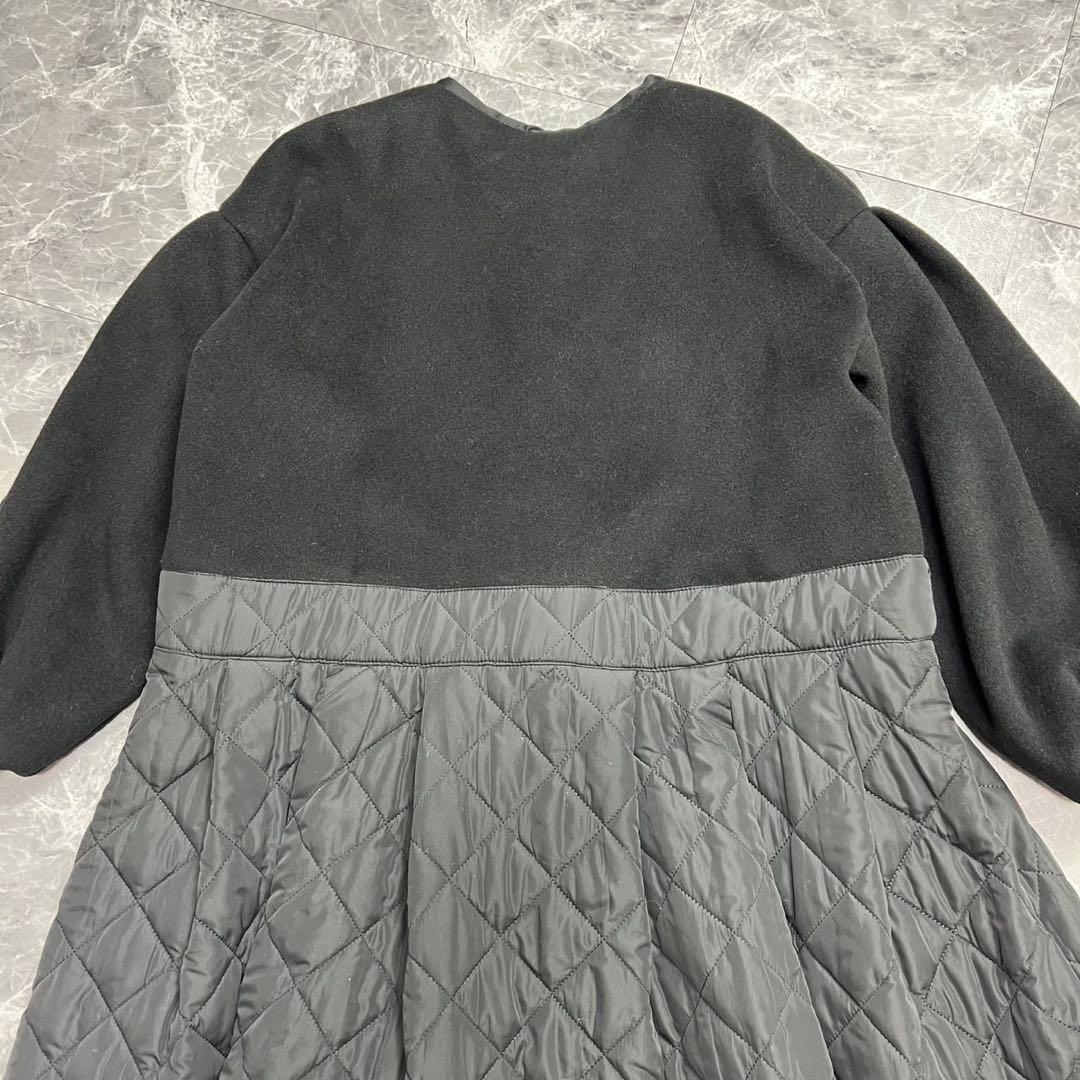 カロリナグレイサー♡キルティング　ロングコート　黒