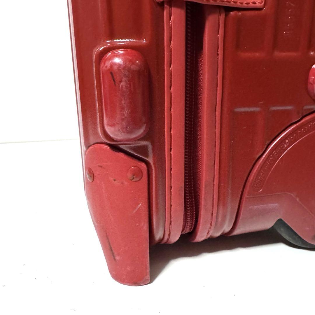 RIMOWAリモワサルサ2輪 35Lキャリー スーツケース レッド　機内持込み