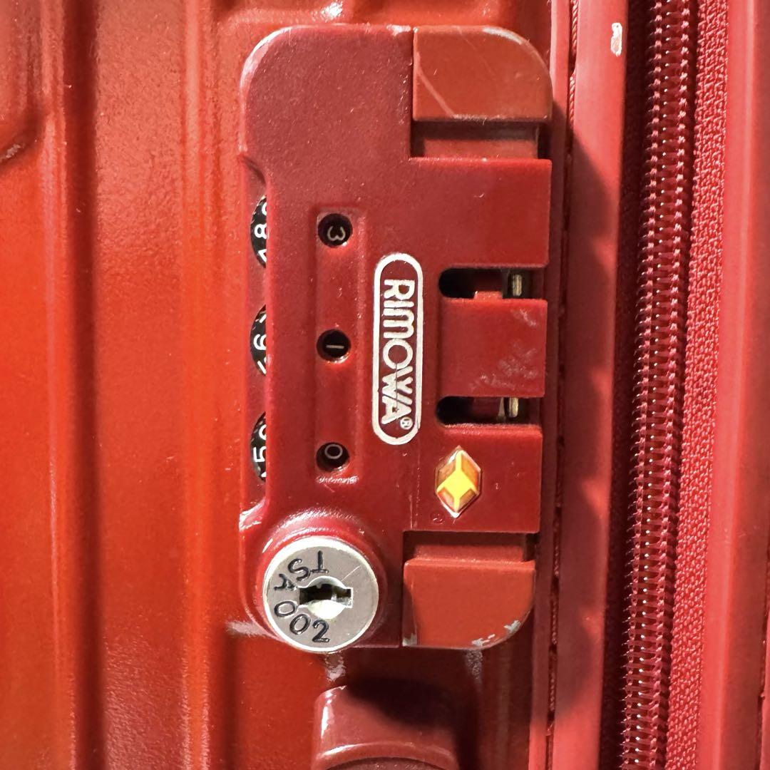 RIMOWAリモワサルサ2輪 35Lキャリー スーツケース レッド　機内持込み