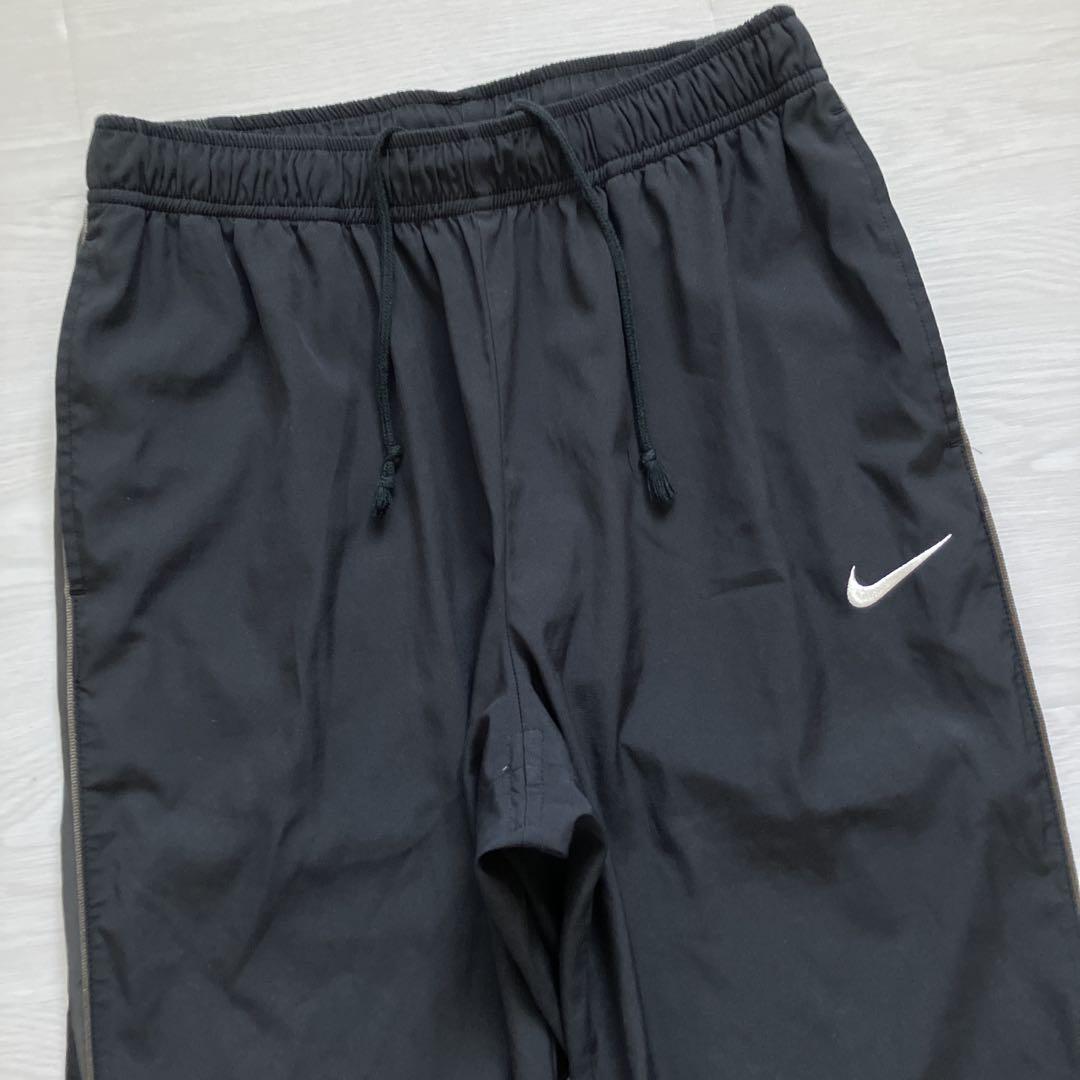美品00s OLD NIKE Lサイズ 裾絞りドローコード付き ハーフパンツ 黒