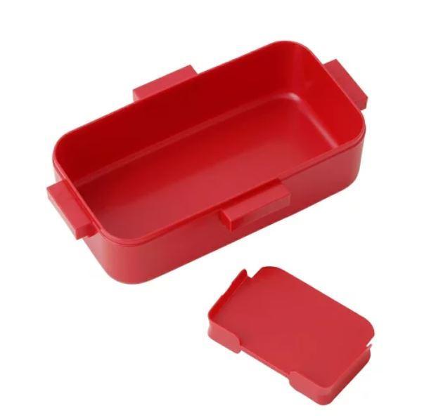 ミルクフェドランチボックスLOGO LUNCH BOX RED MILKFED