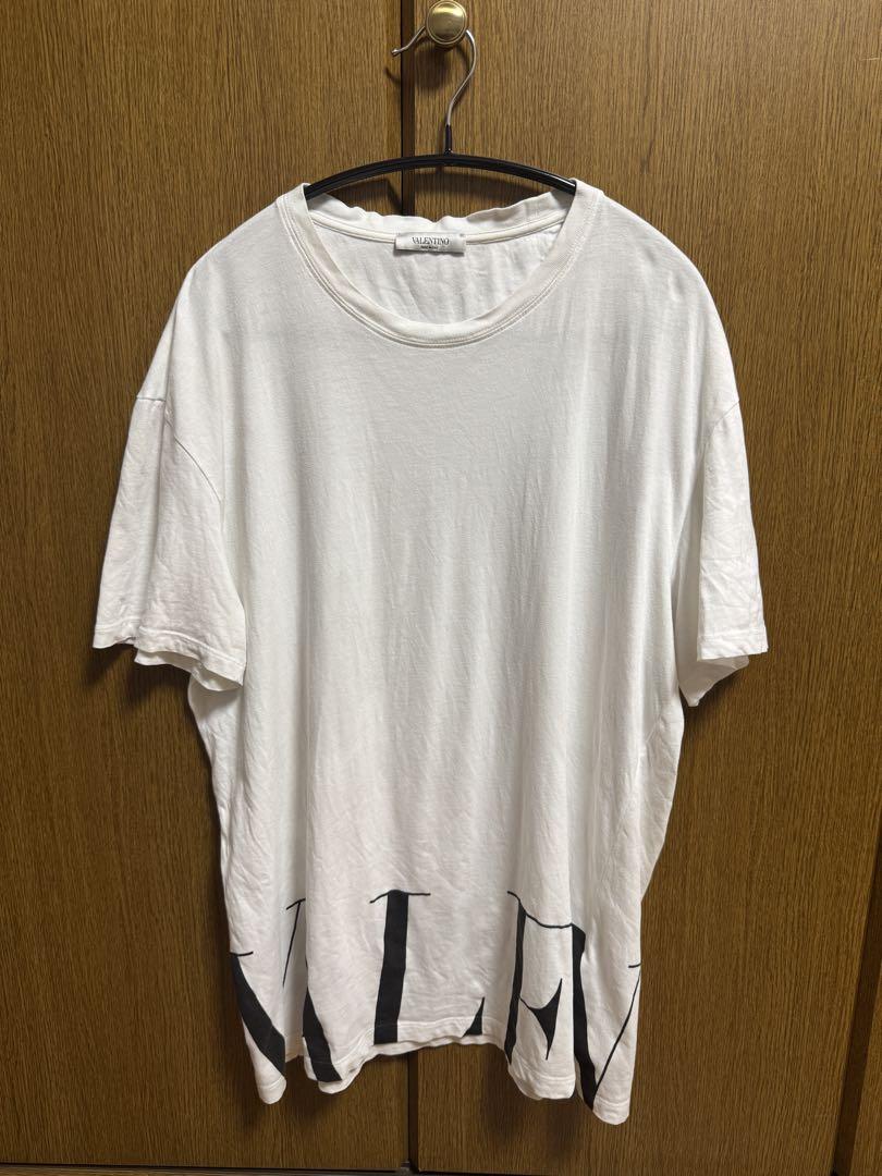 VALENTINO ホワイト Tシャツ　ビックロゴ